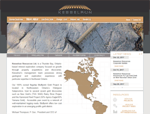 Tablet Screenshot of kesselrunresources.com